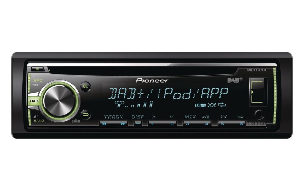 Pioneer Autoradio DEH-X6800DAB-AN 1 DIN
