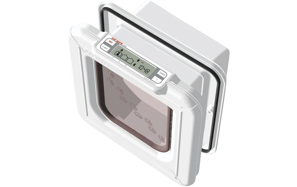 Cat Mate Chatière Elite Microchip Blanc