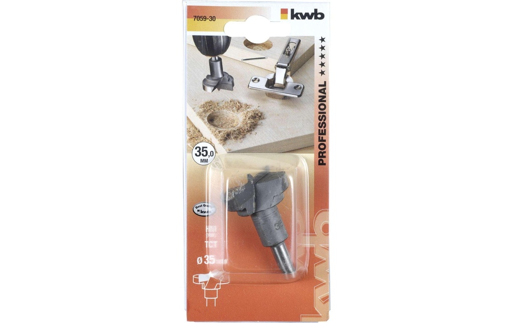kwb Foret pour charnière HM 35 mm