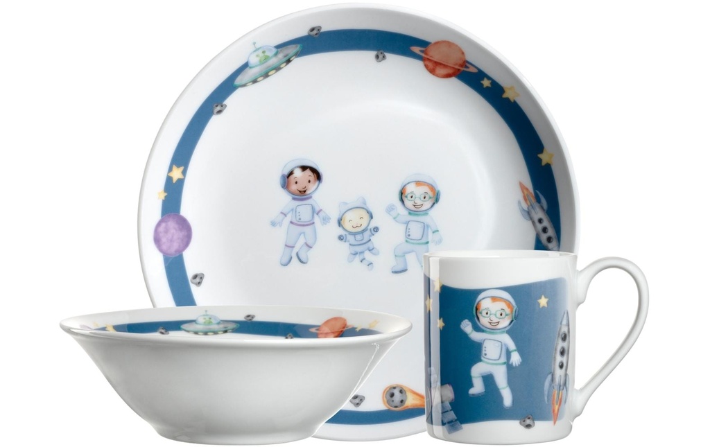 LEONARDO Service de table pour enfants Avventura 3 pièces, Univers