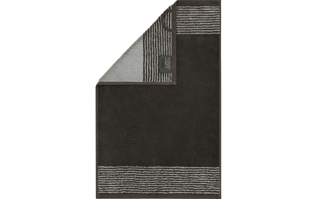 Cawö Serviette de douche Two-Tone 80 x 150 cm, Gris