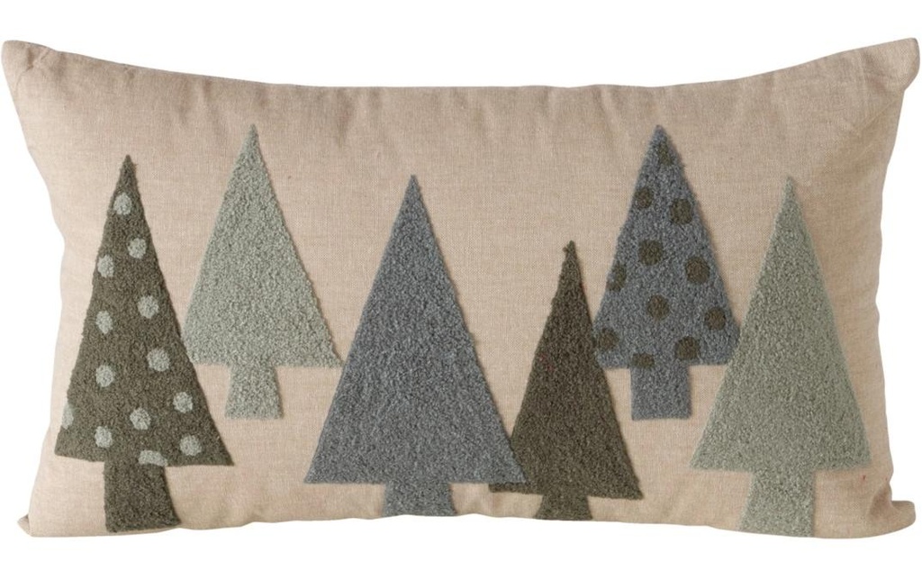Boltze Coussin Mali 30 x 50 cm, Vert/Beige