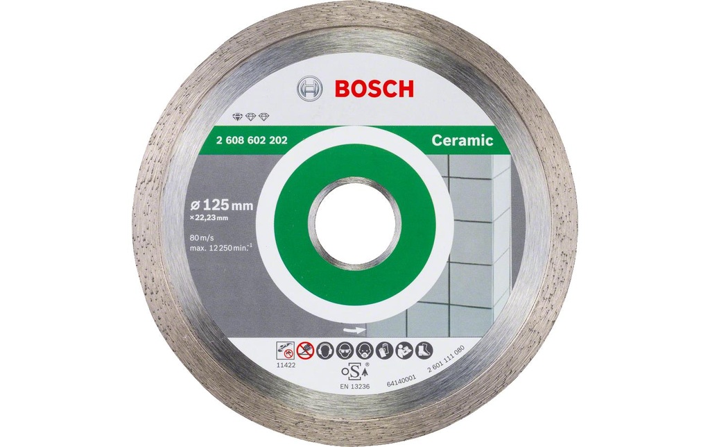 Bosch Professional Disque de coupe diamanté Standard for Ceramic Ø 125
