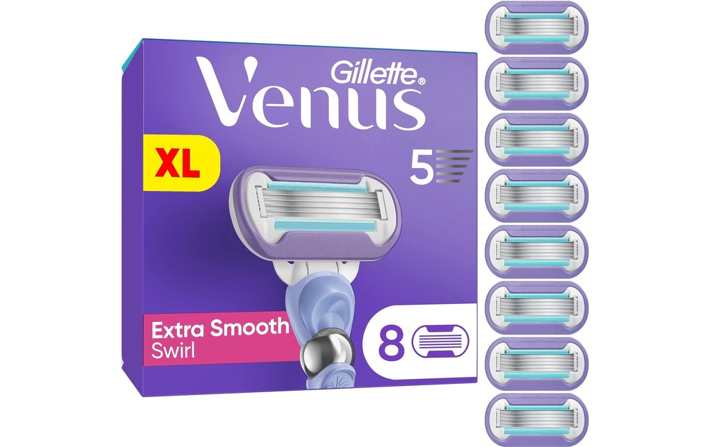 Gillette Venus Lames de rasoir Extra Smooth Swirl 8 pièces