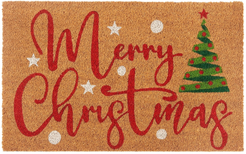 Hanse Home Tapis de sol Merry Christmas 45 cm x 75 cm