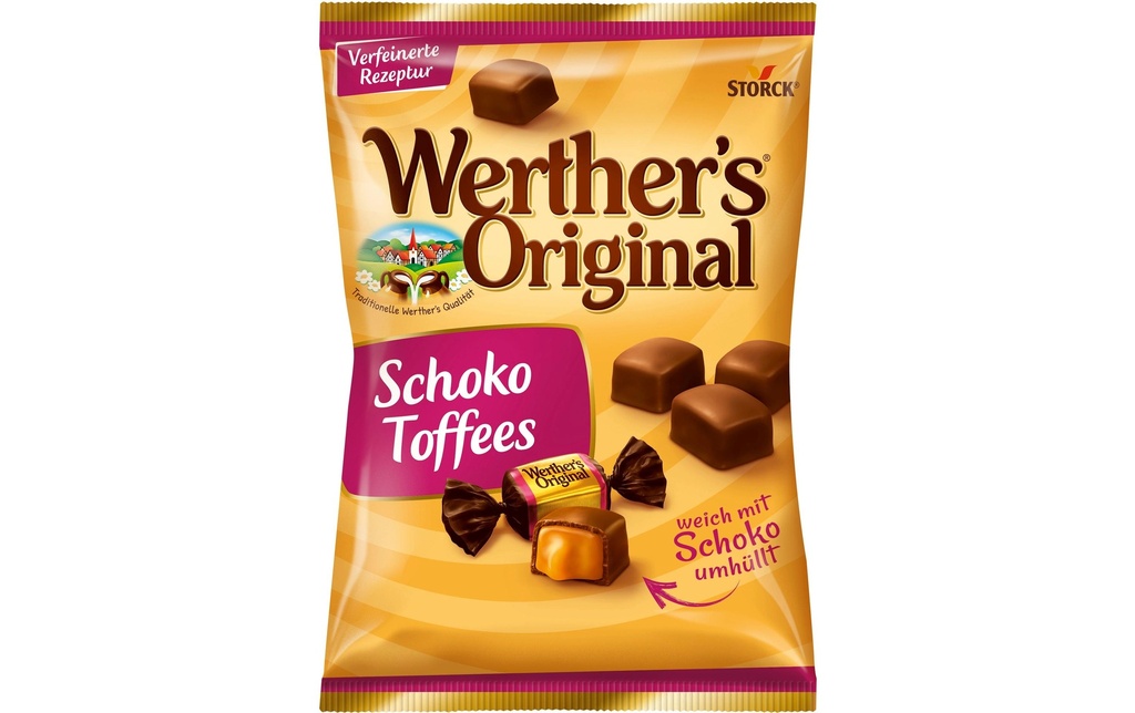 Storck Werthers Original choco Toffees 180 g
