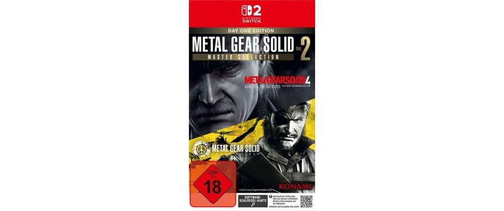 KONAMI Metal Gear Solid Master Coll. 2 Day One Ed. (Carte de jeu)