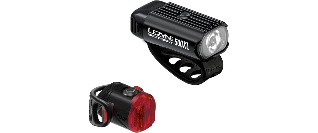 Lezyne Kit d'éclairage Hecto Drive 500XL / Femto USB C