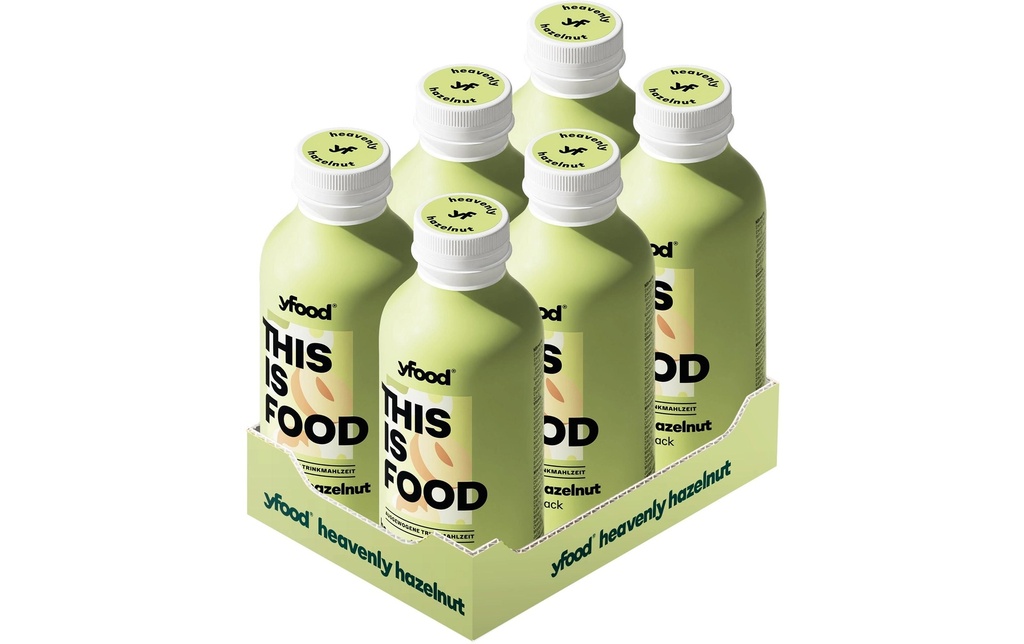 YFOOD Repas à boire Heavenly Hazelnut 6 x 500 ml