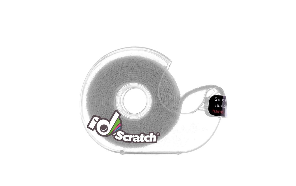 Patchsee Boîte de bande auto-agrippante ID-SCRATCH Boîte distributrice Gris