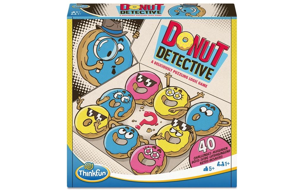 Thinkfun Jeux de casse-tête Donut Detective à partir de 5 ans, 1 joueur