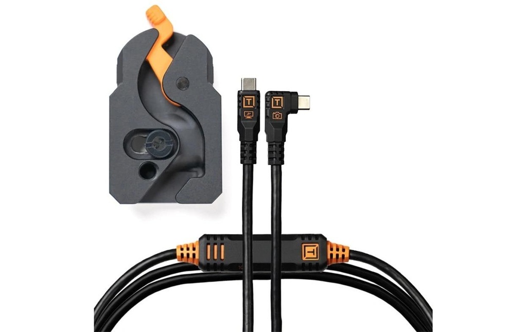 Tether Tools Câble Pince Leverlock et USB-C 4.6m