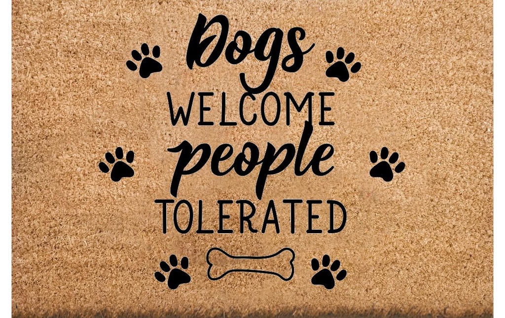 Conceptum Hypnose Tapis de sol Dogs are.. 40 cm x 60 cm