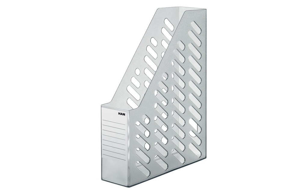 HAN Porte-revue Brilliant A4/C4 Gris/Transparent