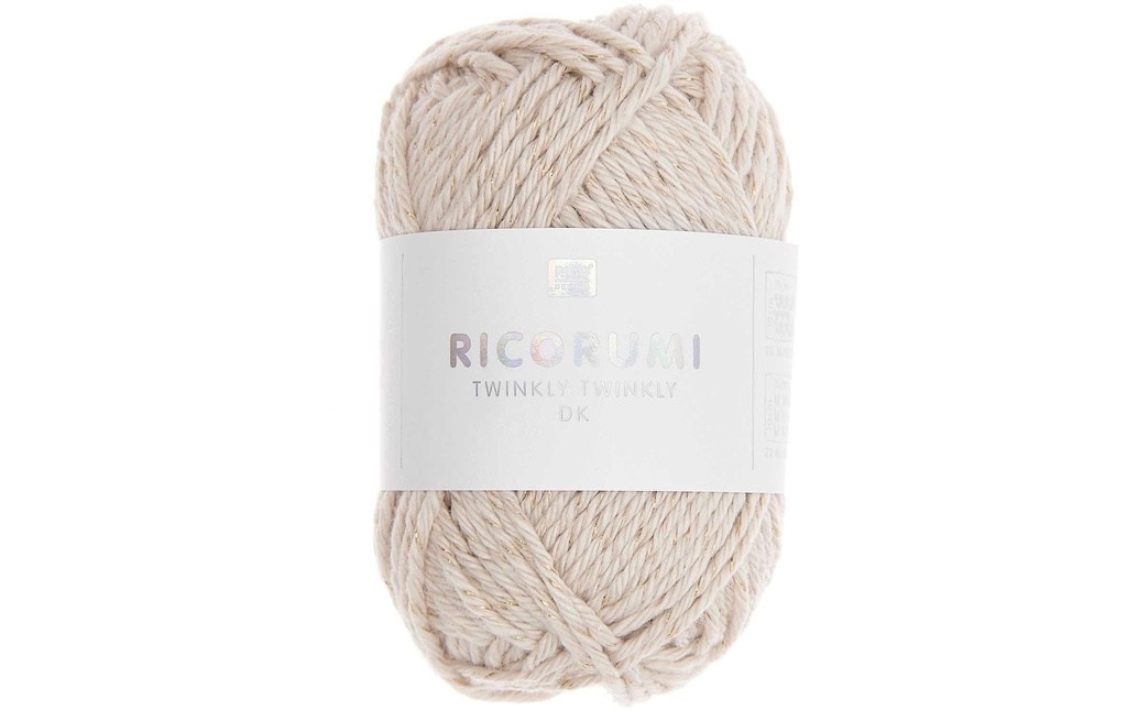 Rico Design Ricorumi Twinkly Twinkly 25 g, Beige