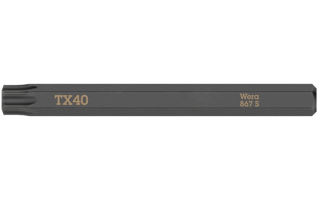 Wera Embout 867 S Torx TX40, 1 Pièce/s pièce(s)