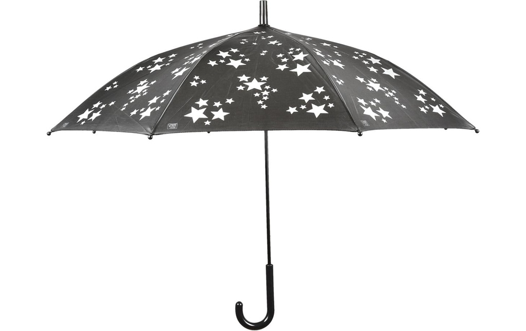 Esschert Design Parapluie Réflecteur étoiles noir