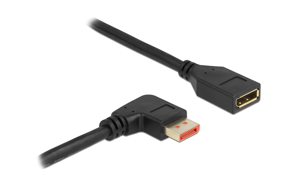Delock Câble de prolongation Angle droit DisplayPort, 2 m