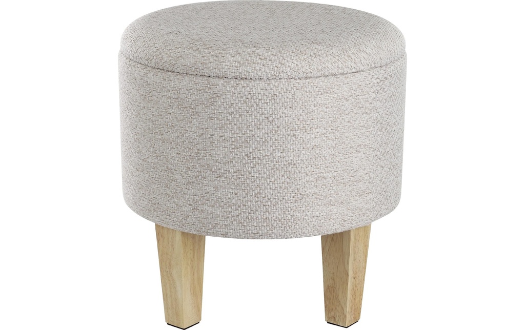 EGLO Tabouret Mashike Ø 39 x 40 cm, beige/marron