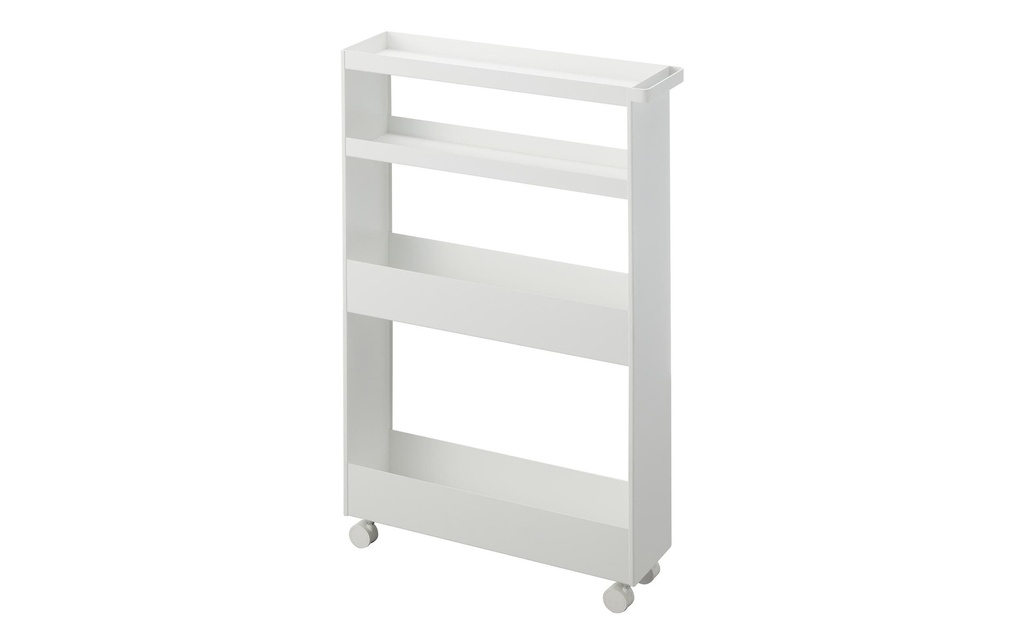 Yamazaki Chariot de cuisine Tour 48 x 80.5 cm, blanc