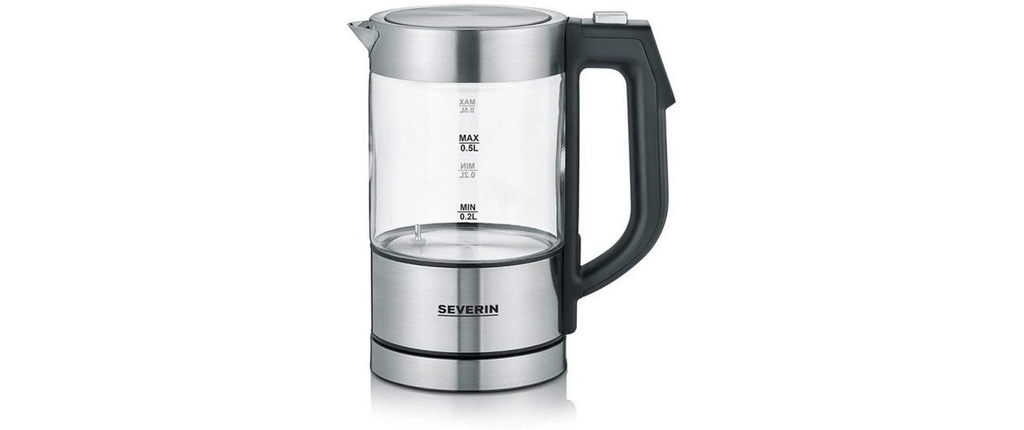 Severin Bouilloire WK 3458 0.5 l, Noir/Argenté