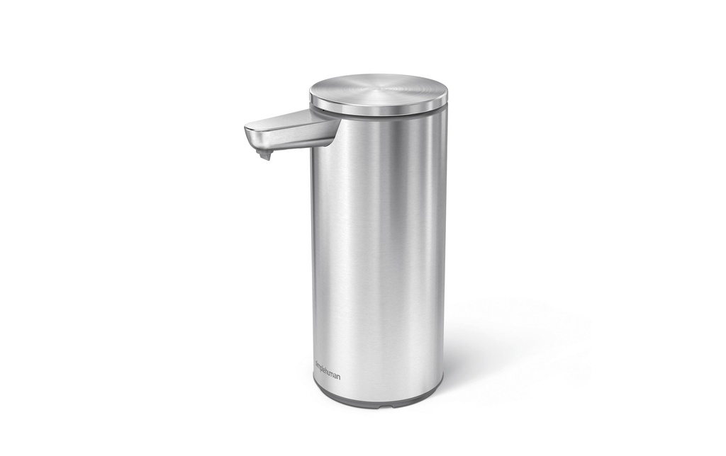 Simplehuman Distributeurs à capteur rechargeable 266 ml, Argent mat