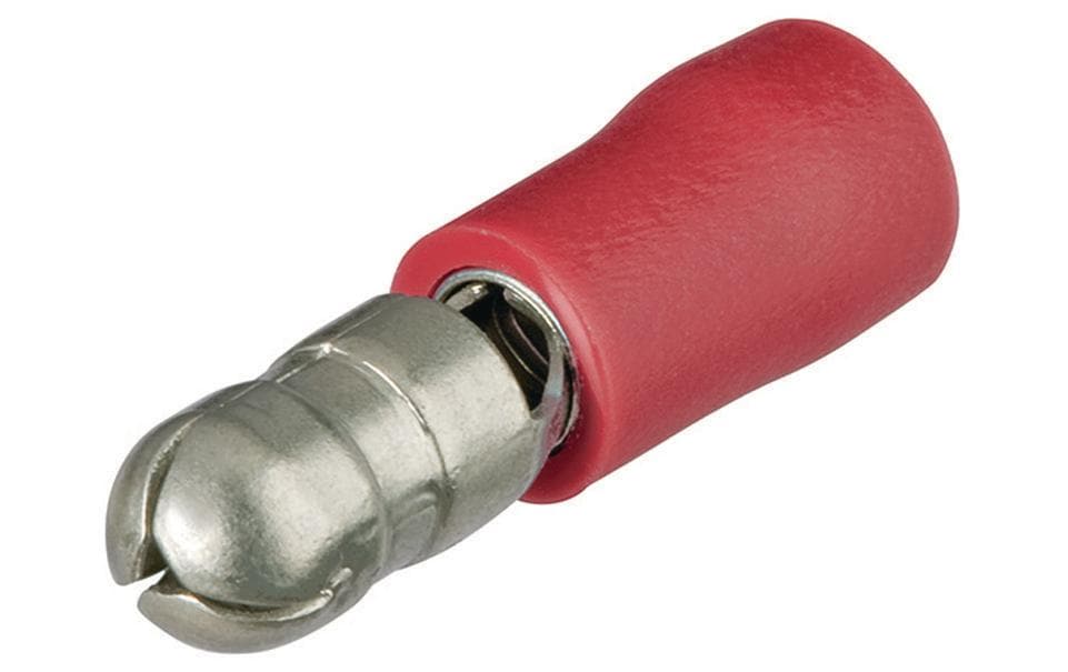 Knipex Connecteur rond 4.0 mm Rouge, 100 Pièce/s
