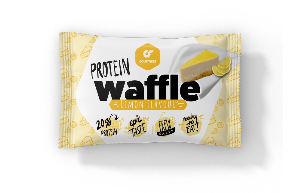 Go Fitness Nutrition Protein Waffle Box 1 x 50 g, Citron