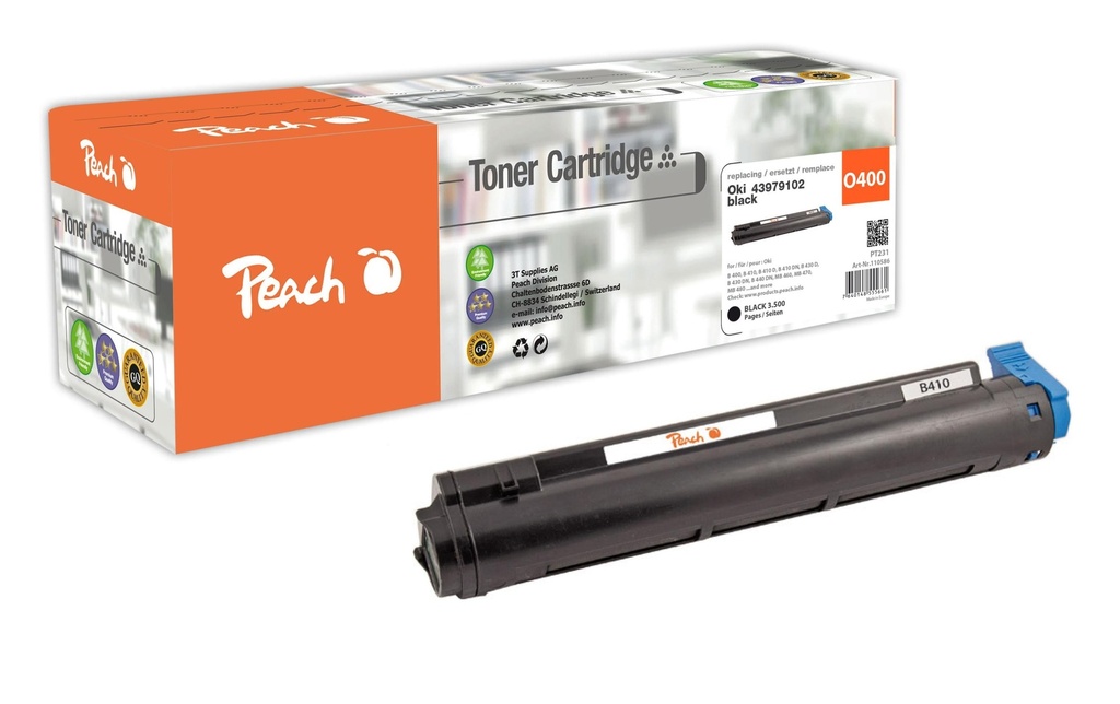 Peach Toner OKI 43979102 noir