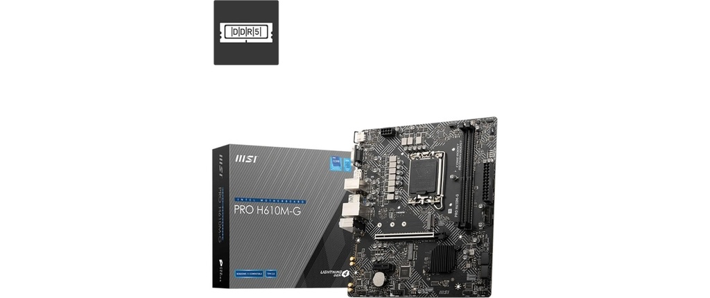 MSI Carte mère PRO H610M-G