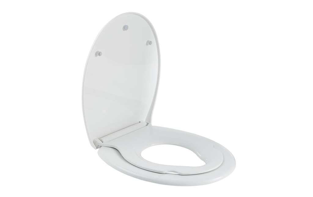 COCON Siège de toilette avec siège enfant Blanc
