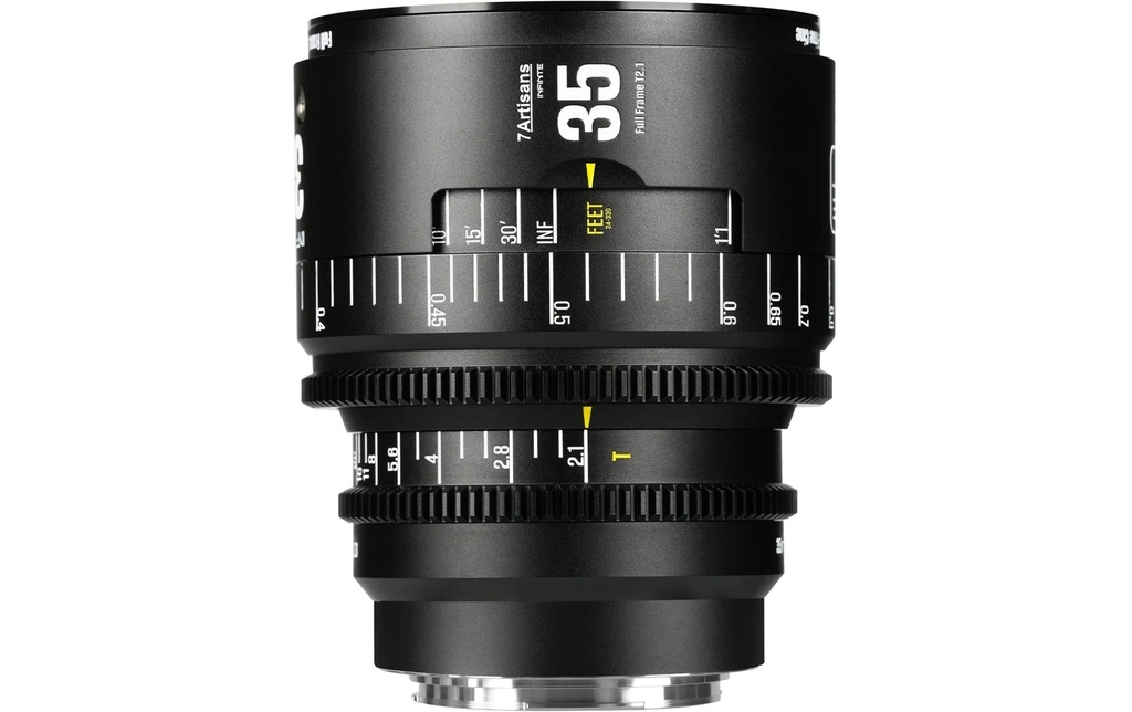 7Artisans Longueur focale fixe 35mm T/2.1 INFINTE Noir – Canon EF