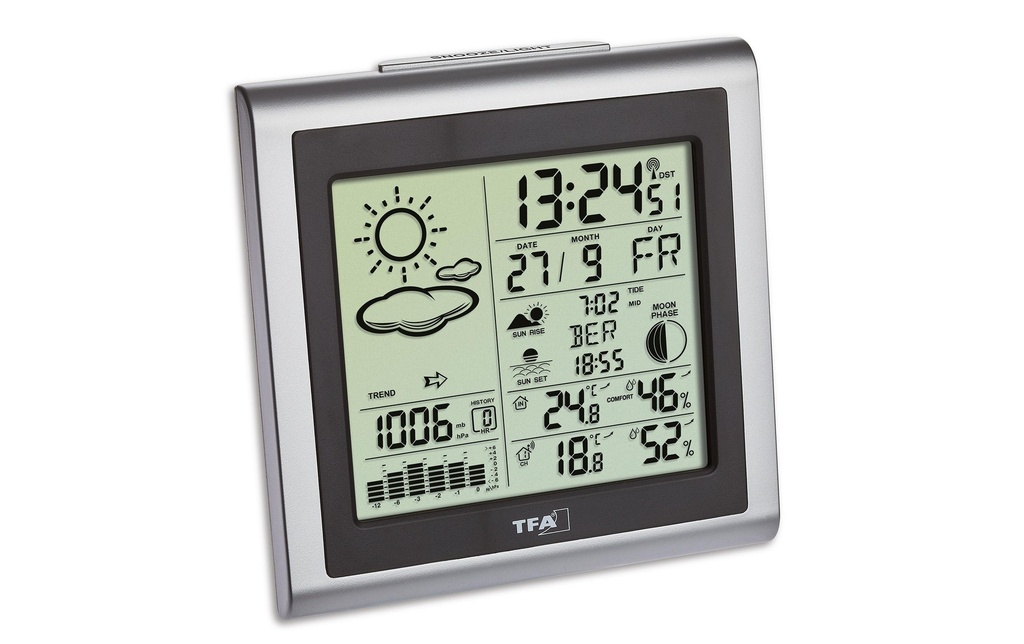 TFA Dostmann Station météo Largo, Argent