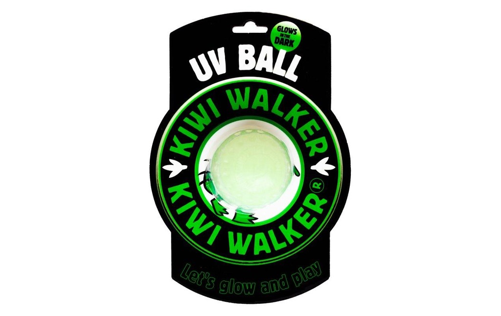 KIWI WALKER Jouet pour chien Glow Ball Maxi, Ø 8 cm