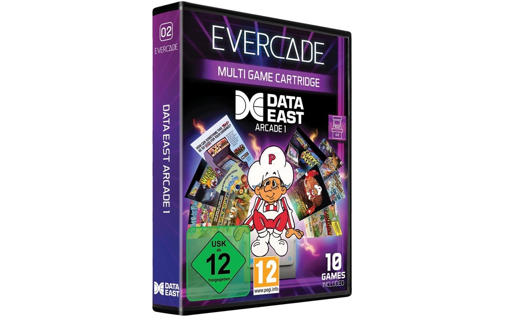Blaze Evercade Data East Arcade Cartridge 1