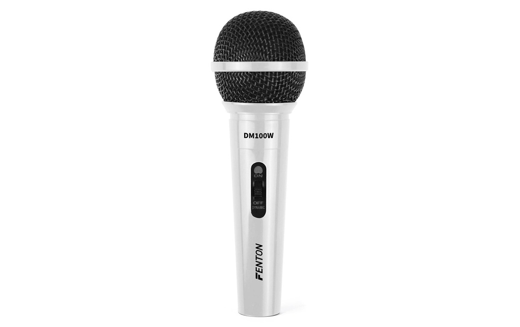 Fenton Microphone DM100W Blanc