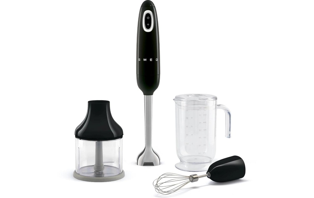 SMEG Mixeur plongeant HBF03 WhEU Noir