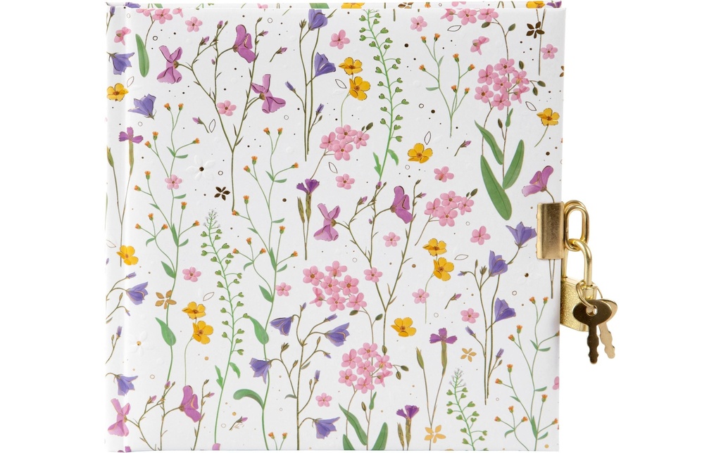 Goldbuch Journal intime Meadow Miracles Blanc 96 pages, 16.5 x 16.5 cm