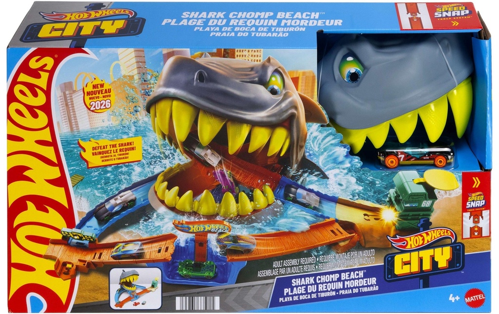 Hot Wheels City Set de jeu Shark Beach