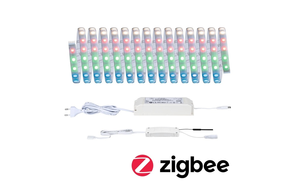Paulmann Bande LED Kit de base RGBW Coated Zigbee 3.0, 5 m