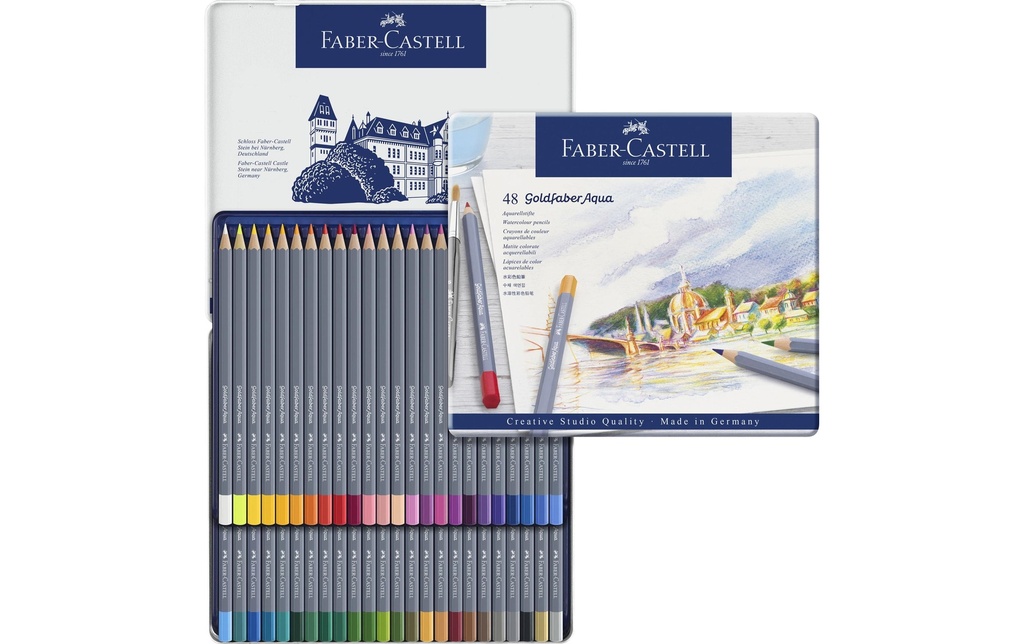FABER-CASTELL Goldfaber crayon aquarell 48p (48 pces)