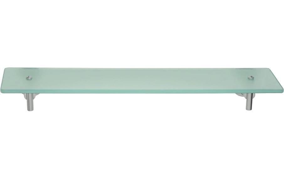 tesa Luup Tablette en verre sans perçage, argent