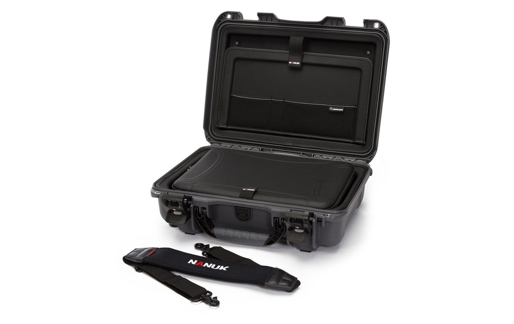 Nanuk Mallette plastique 923 - Insert pour ordinateur portable Graphite