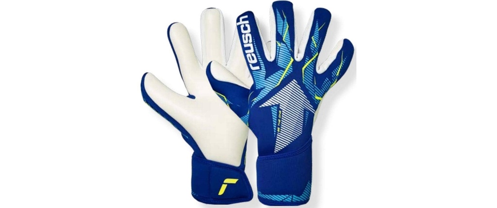 reusch Fastgrip Advance Junior Taille : 5, Couleur : sharp bleu/blanc