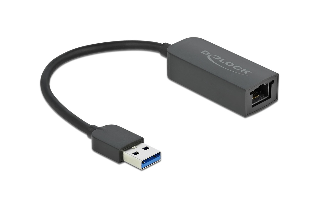 Delock Adaptateurs réseau USB-A – RJ45, 2.5Gbps Noir
