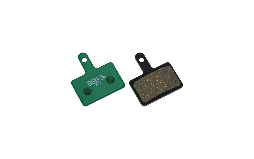 BBB Plaquettes de frein Patin de disque Shimano E-Bike Deore Vert