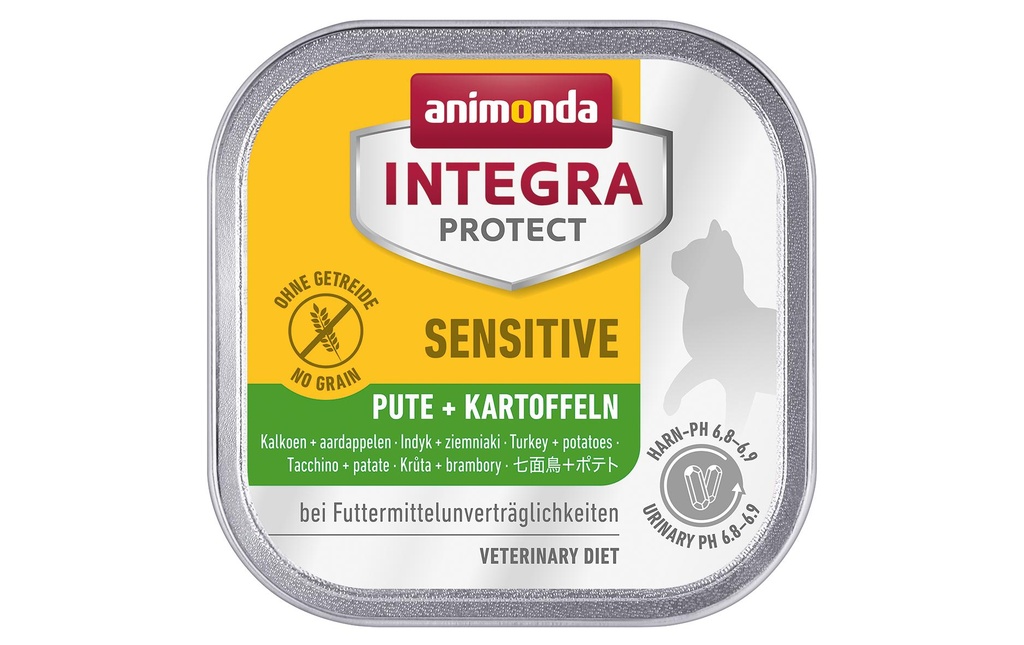 Animonda Integra Protect Nourriture humide Sensitive dinde &amp; pomme de terre, 100 g