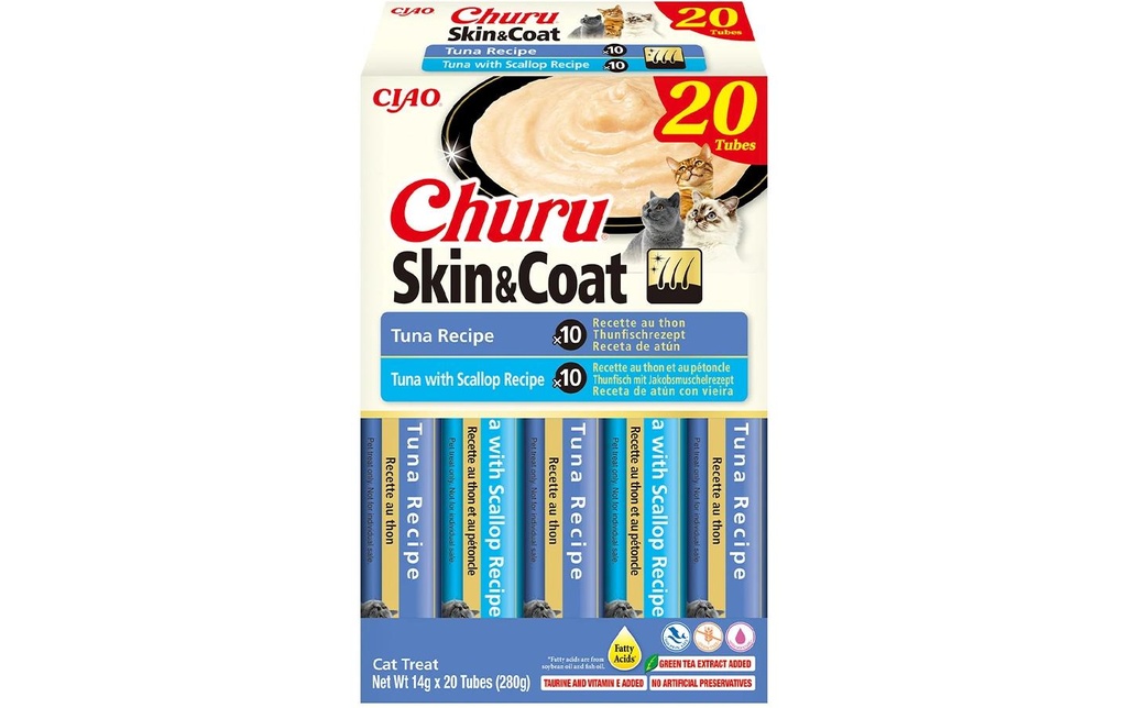 CIAO Churu Skin and Coat Megapack thon 20 x 14 g