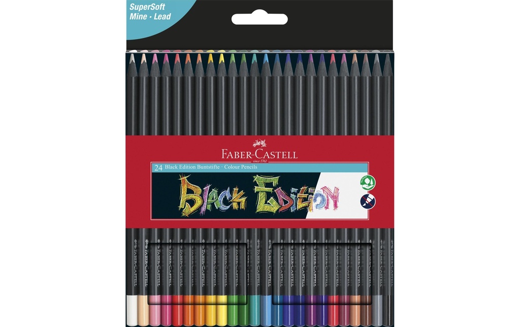 FABER-CASTELL Crayons de coul.BlackEd.24pces (24 pces)