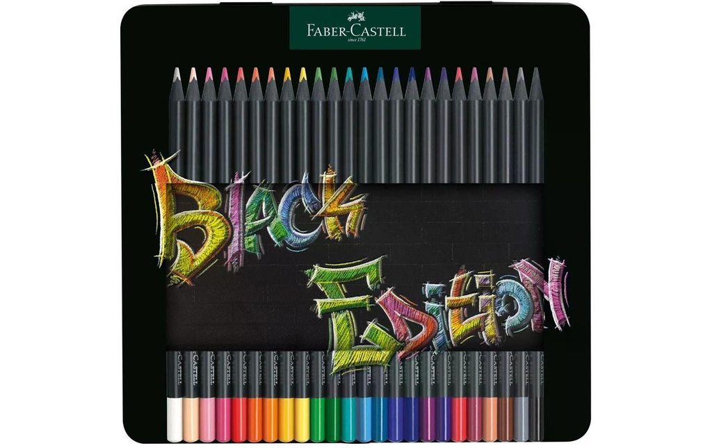 FABER-CASTELL Crayon cou.Black Edition 24pcs (24 pces)